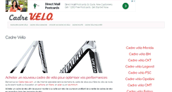 Desktop Screenshot of cadre-velo.com