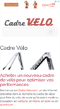 Mobile Screenshot of cadre-velo.com